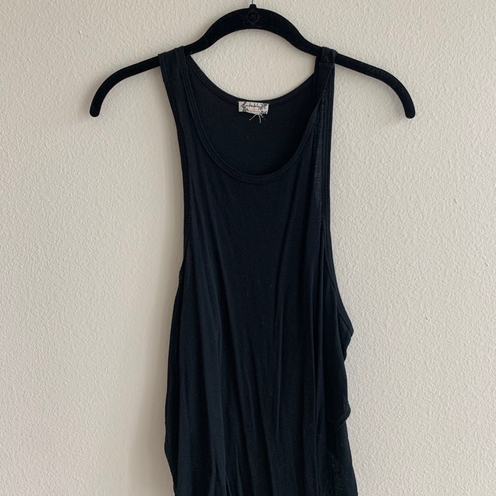 Free People Intimates Black Tank